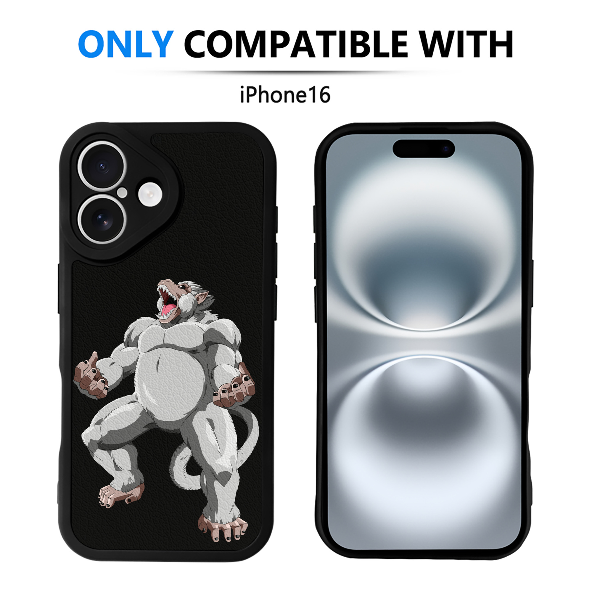 ドラゴンボール DRAGON BALL 【iPhone 16シリーズ対応】シリコンスマホケース（レザー調） 材質：シリコン